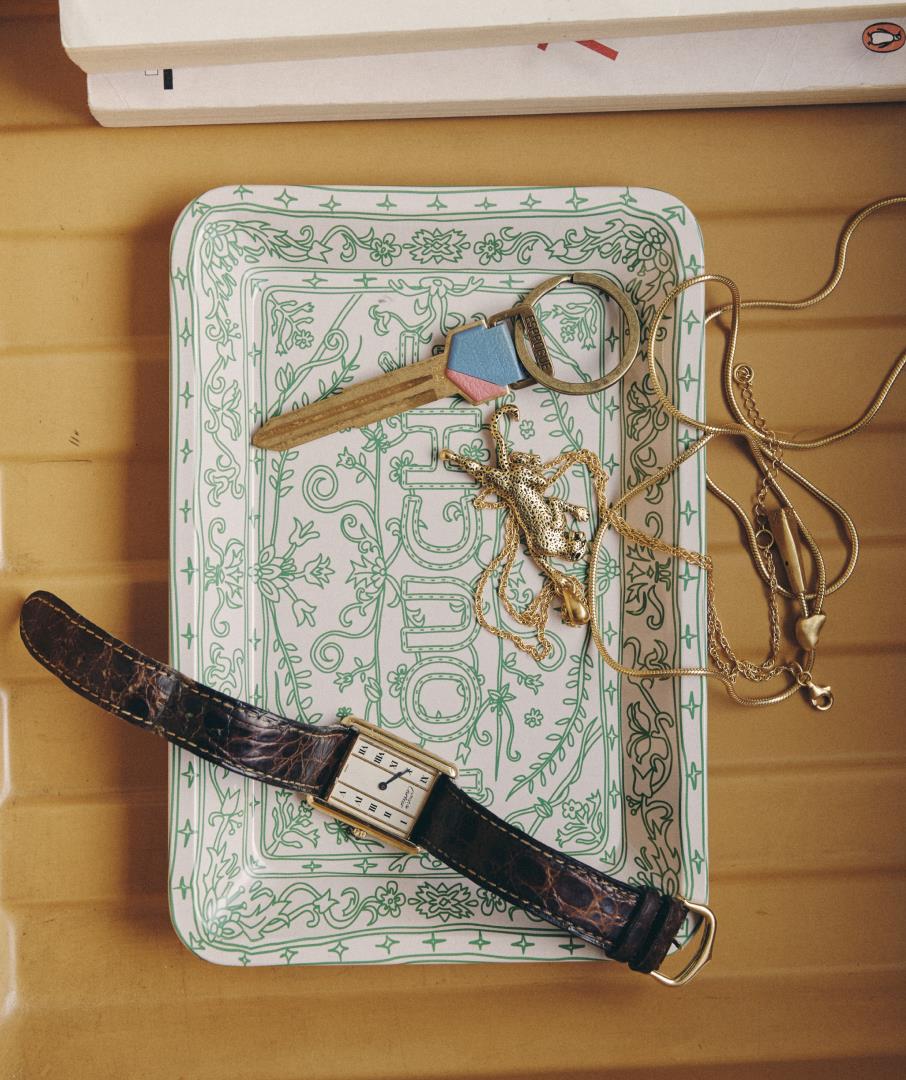 Doodle Persian Tray Ivory