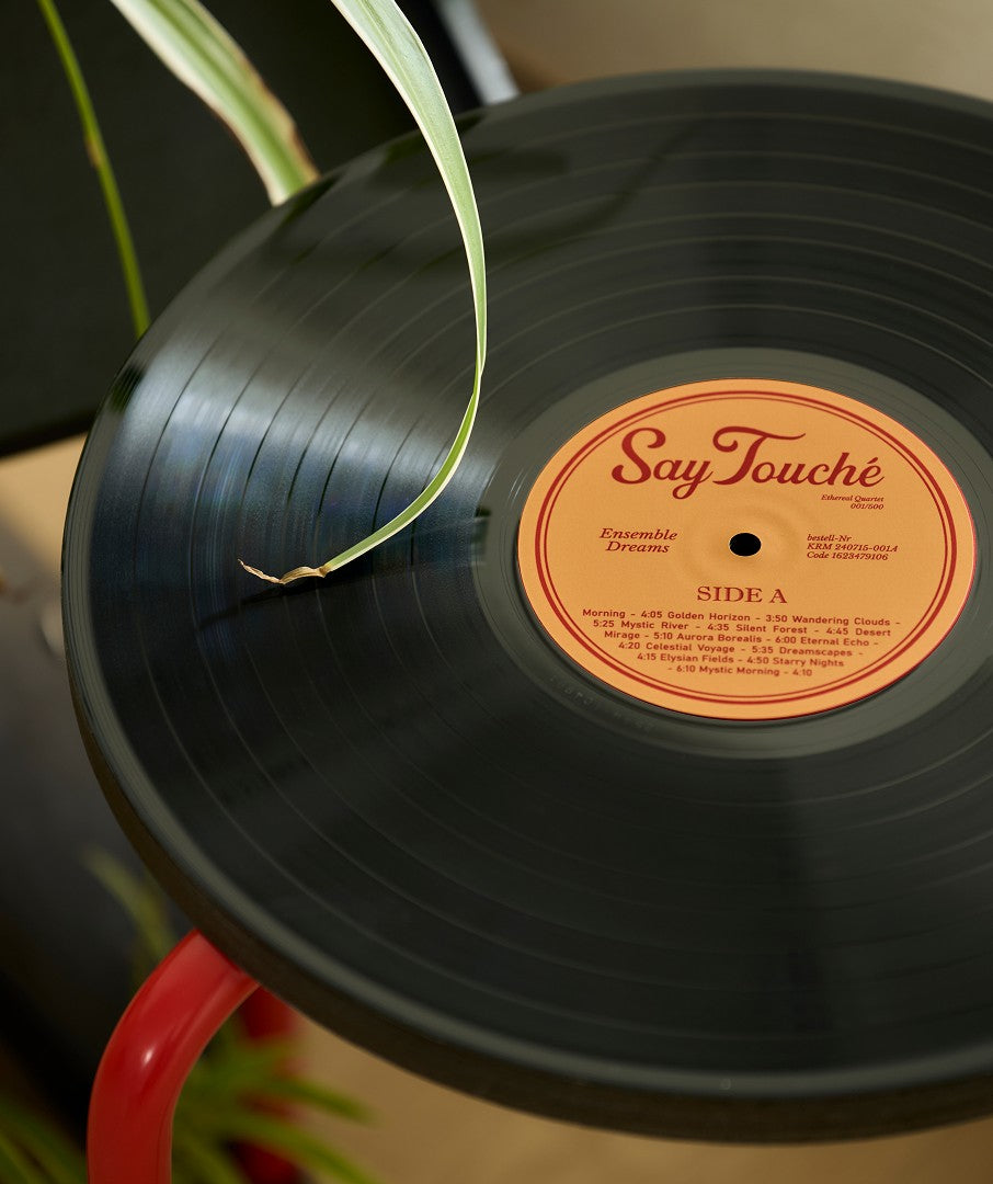 Vinyl Stool Red