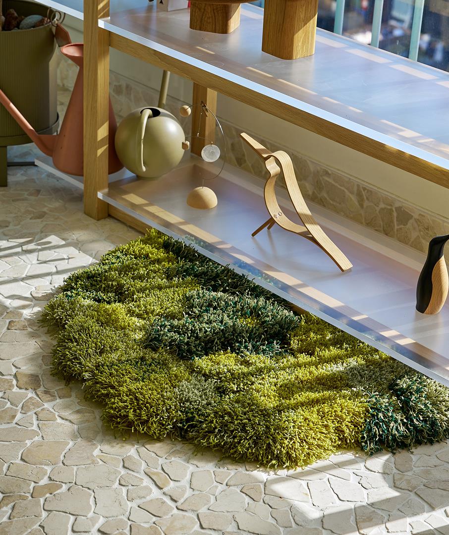 Moss Rug Green