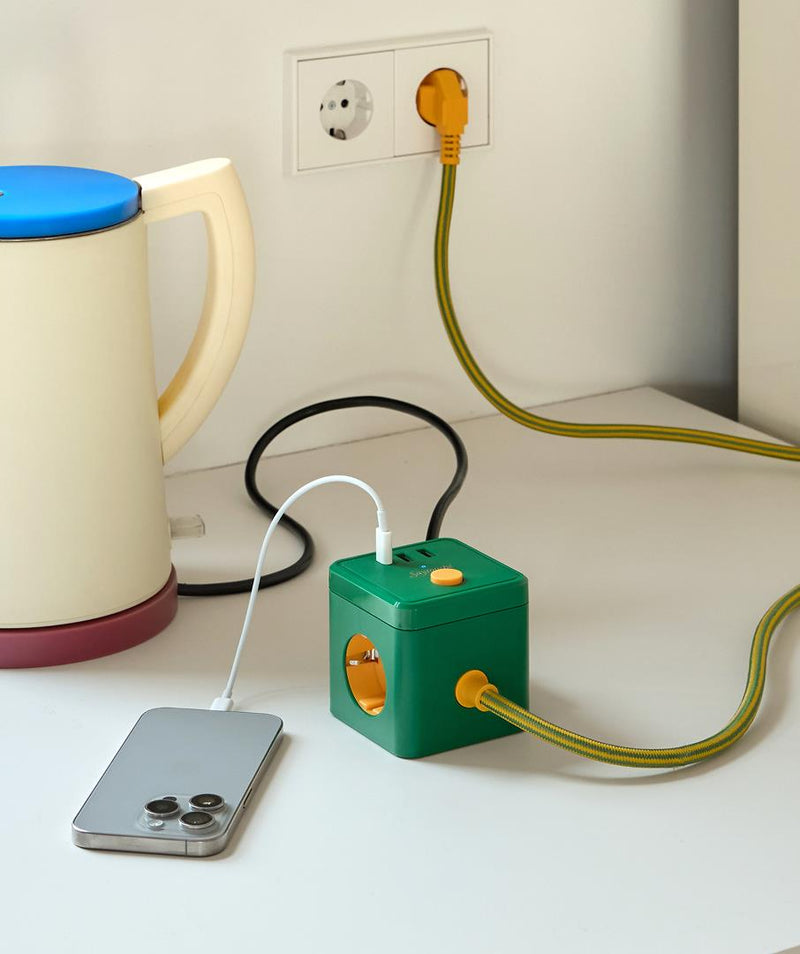 Cube Multi Plug Green