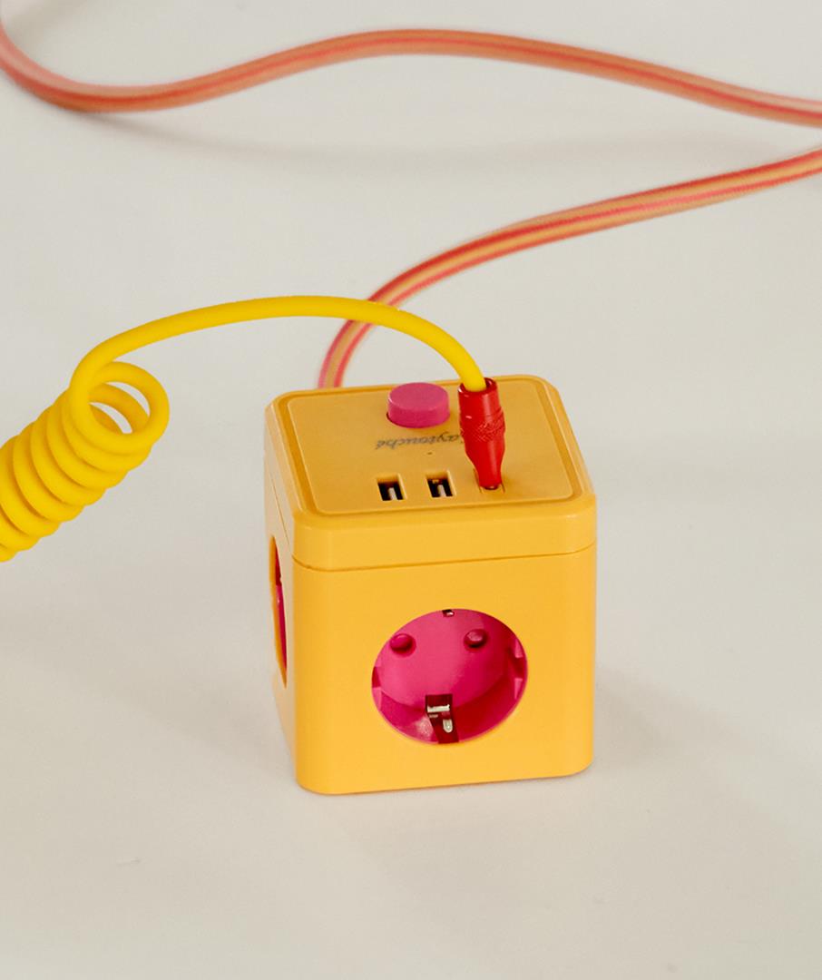 Cube Multi Plug Yellow