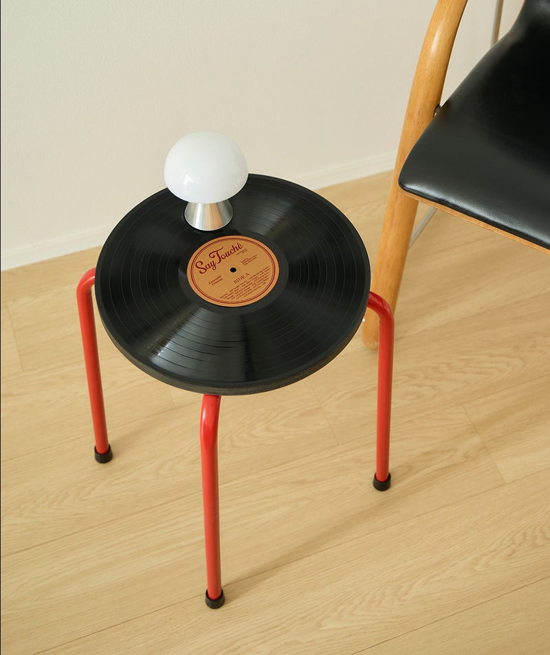 Vinyl Stool Red