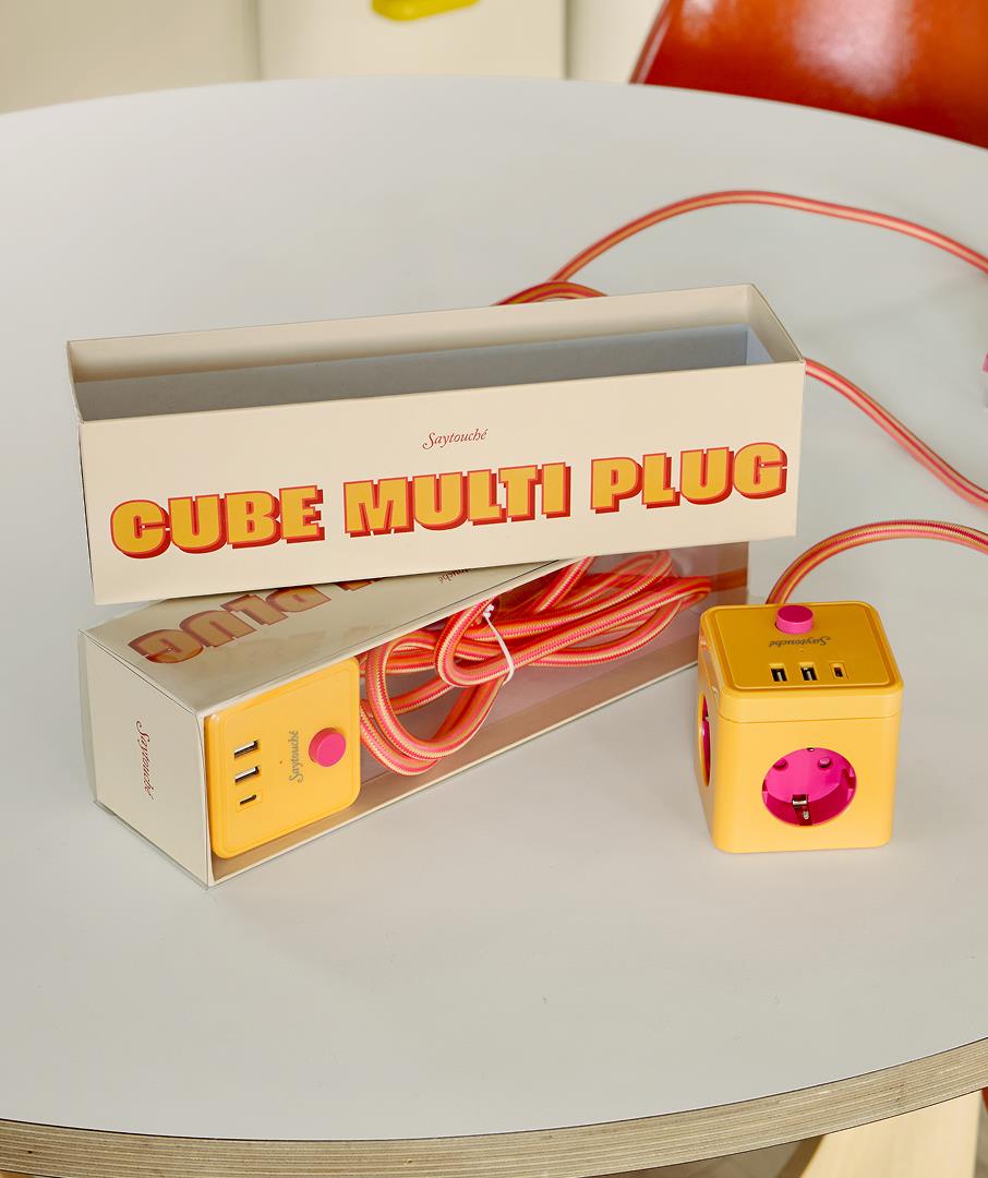 Cube Multi Plug Yellow