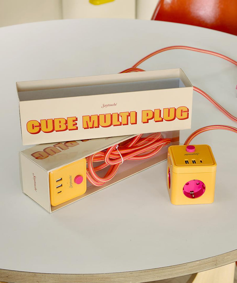 Cube Multi Plug Yellow