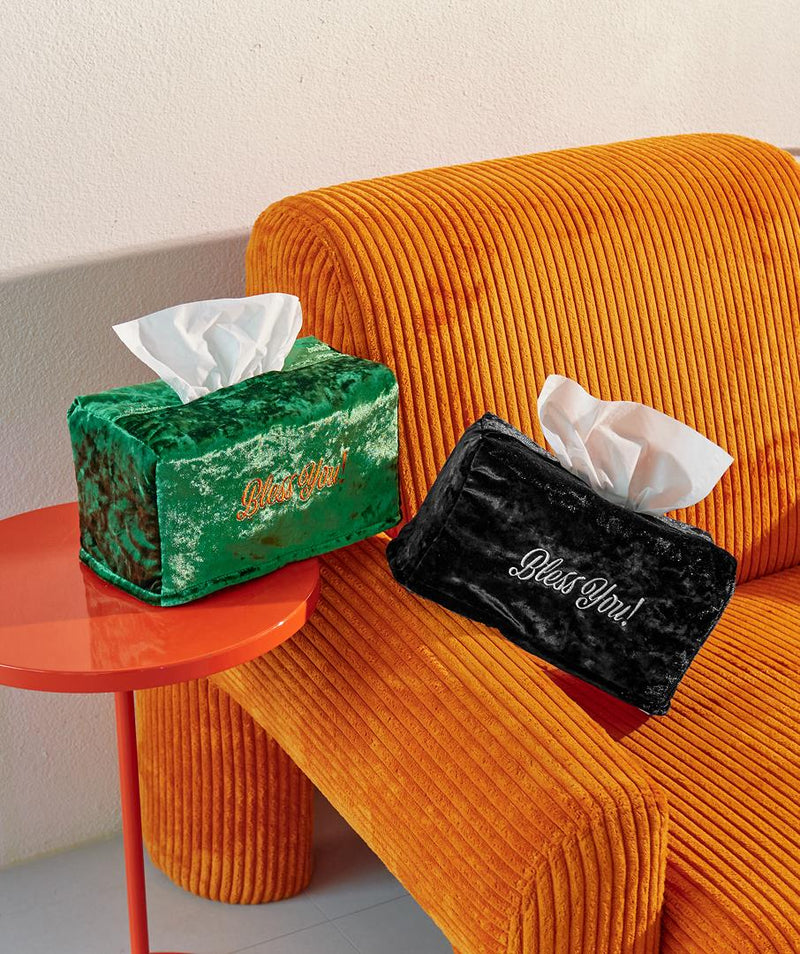 Velvet Tissue Case Green