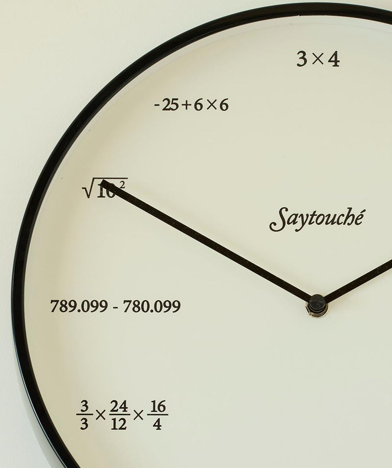 Quiz Wall Clock White