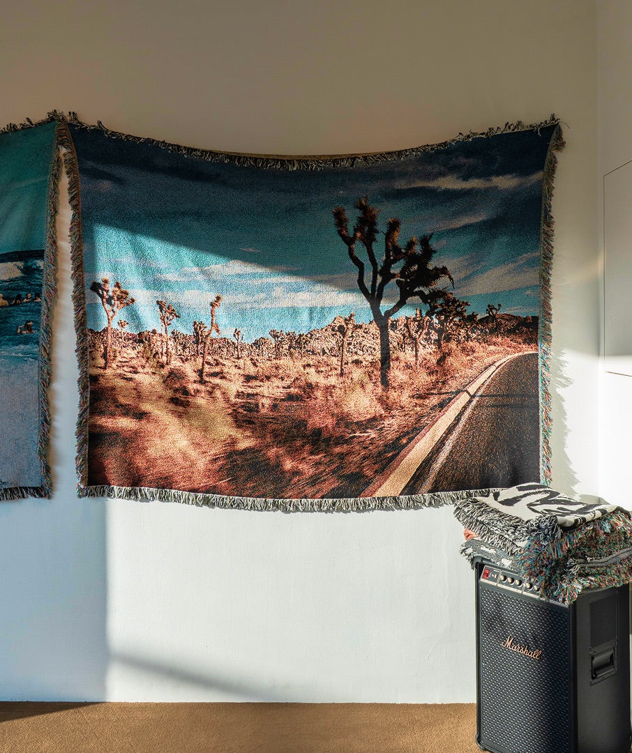 [WWF X SAY TOUCHÉ] Woven Blanket by Kigon Kwak Blanket (Road)