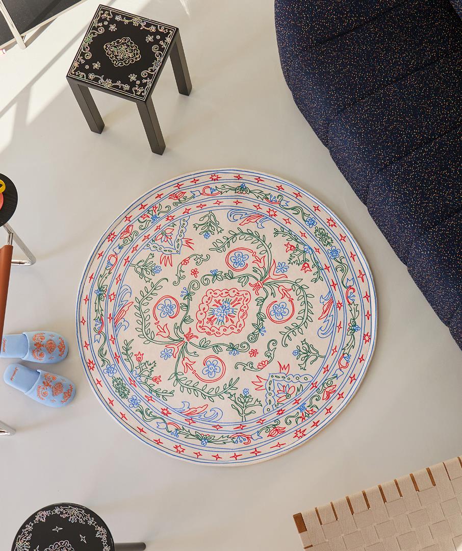 Doodle Persian Rug B-type Multi