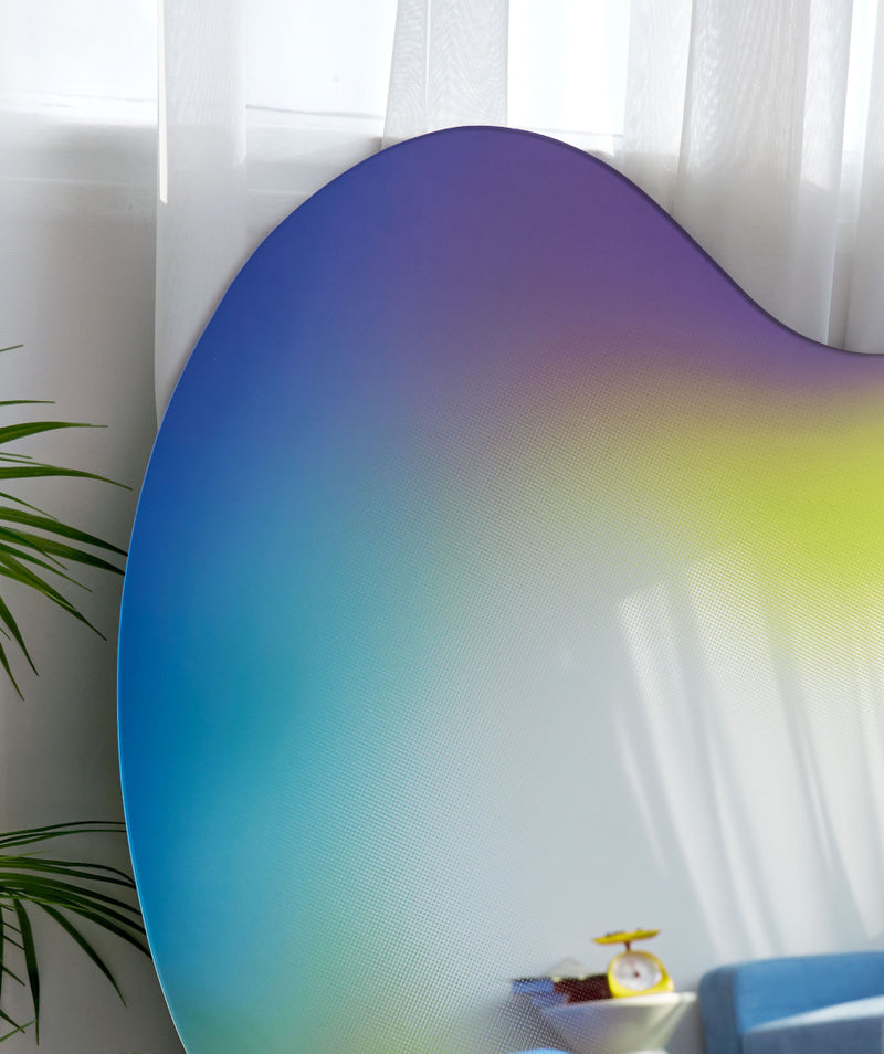 Liquified Gradient Mirror Blue