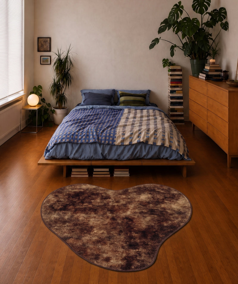 Liquified Patina Rug Brown 3sizes