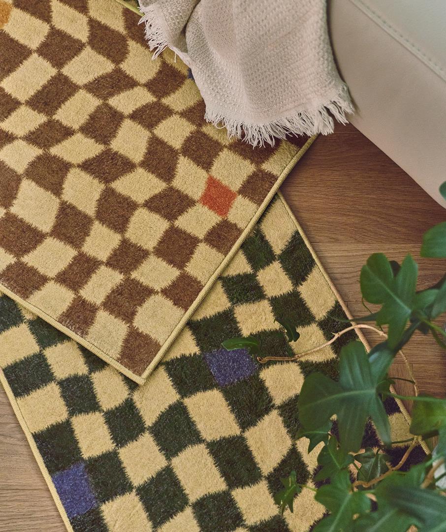 Checkerboard Mat Green 2sizes