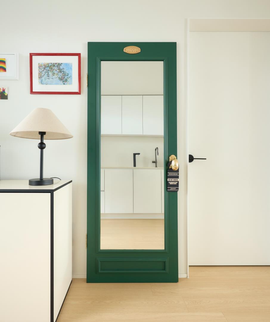 Door Mirror Green