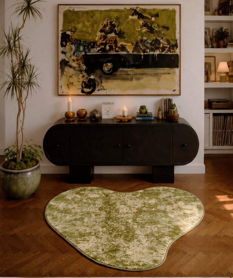 Liquified Patina Rug Green 3sizes