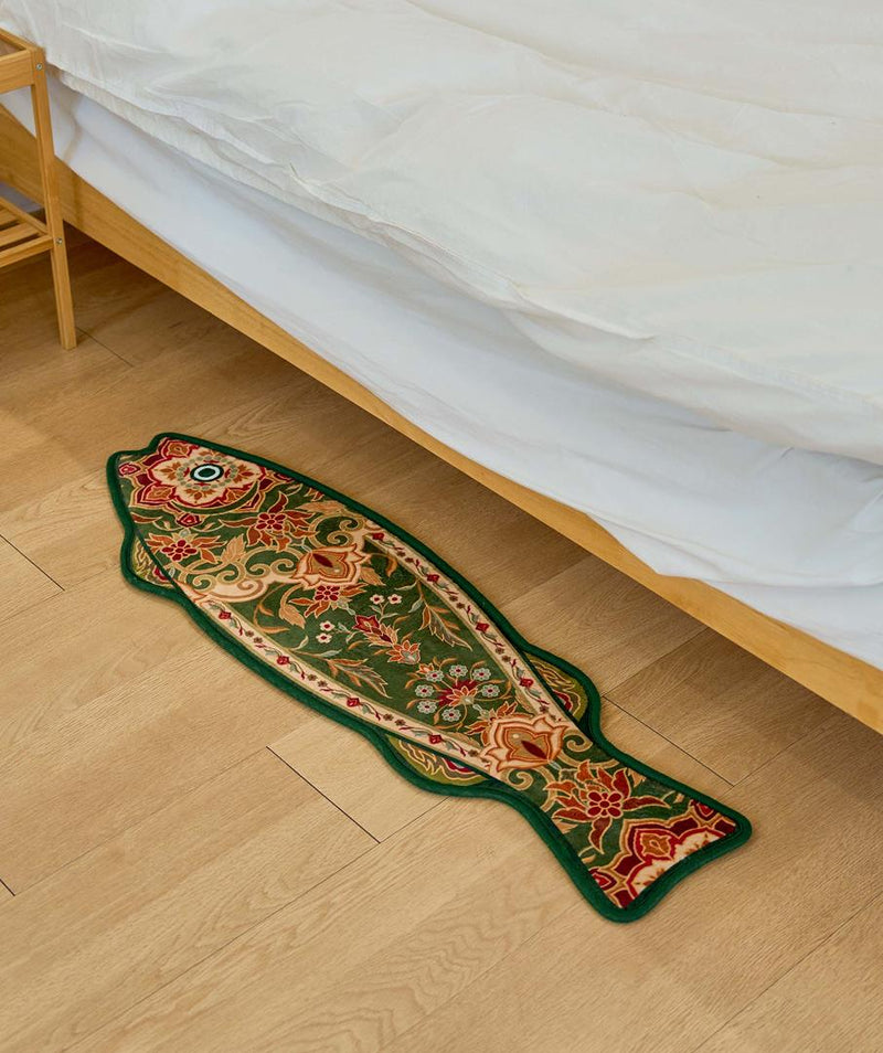 Lucky Persian Ornament Rug Green
