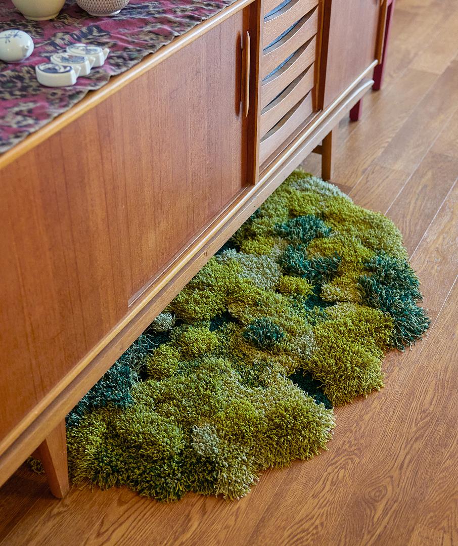 Moss Rug Green