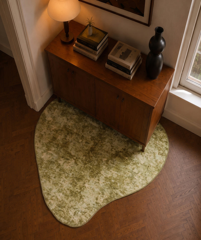 Liquified Patina Rug Green 3sizes