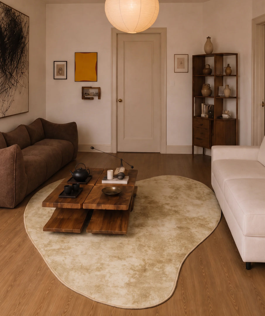 Liquified Patina Rug Ivory 3sizes