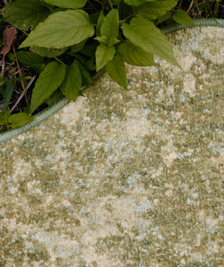 Liquified Patina Rug Green 3sizes