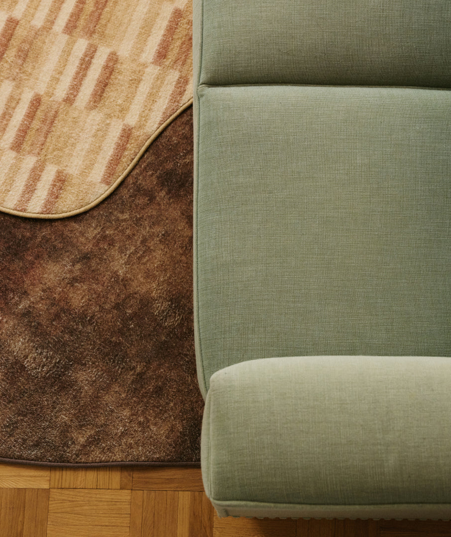 Liquified Patina Rug Brown 3sizes