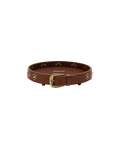 Leather Belt Tray Brown