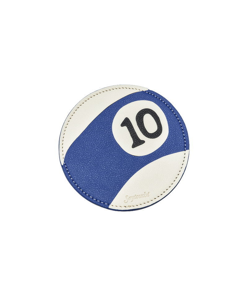 Leather Billiard Coaster Set of 5
