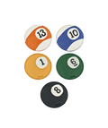 Leather Billiard Coaster 5colors
