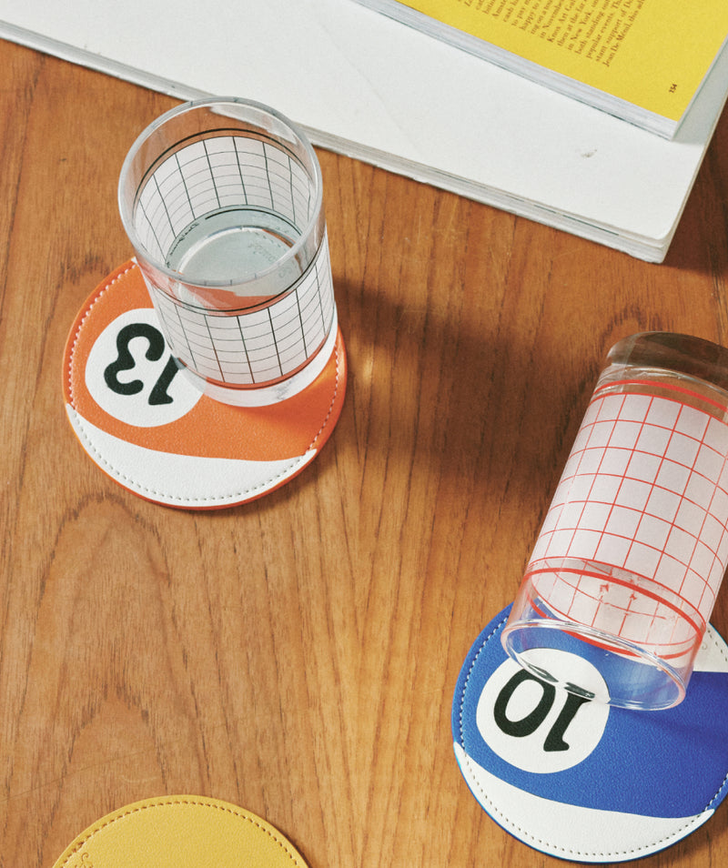 Leather Billiard Coaster 5colors