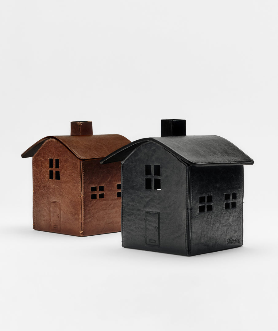 Leather House Tissue Case Black