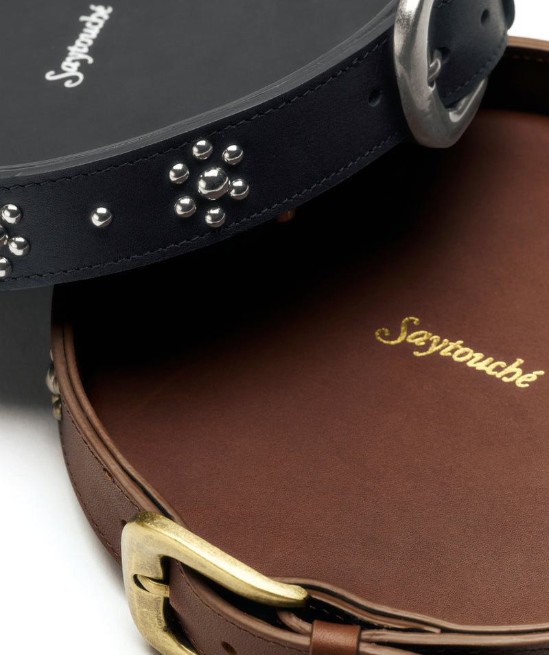 Leather Belt Tray Brown