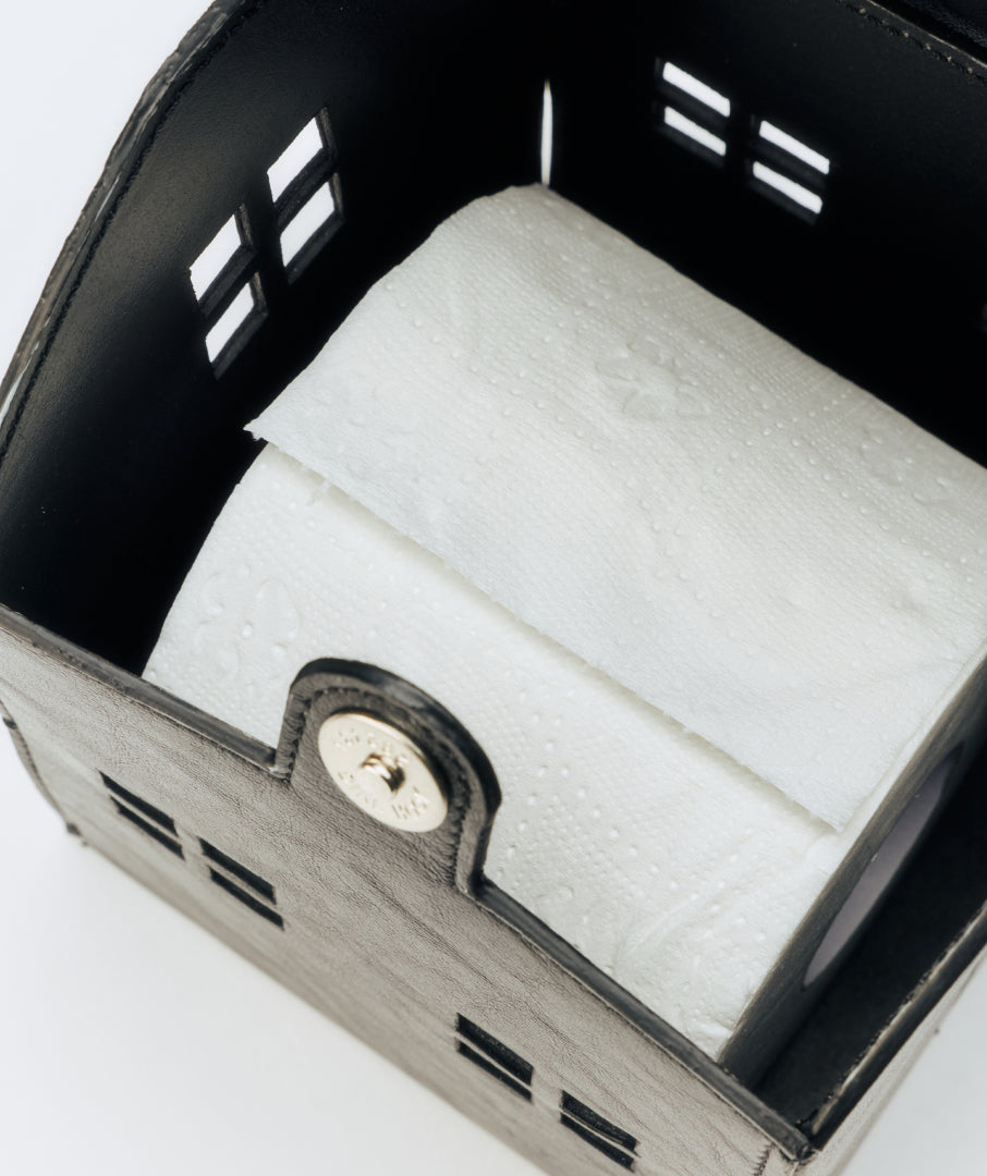 Leather House Tissue Case Black