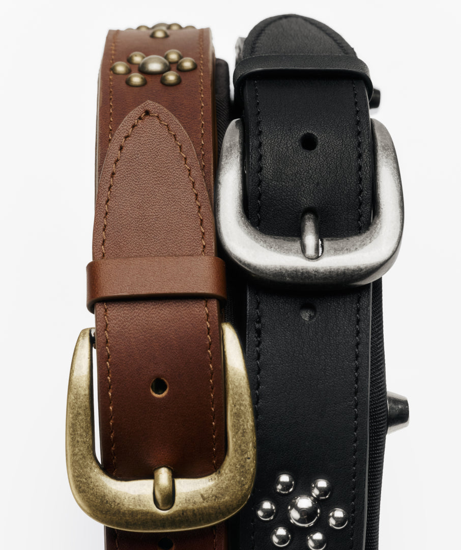 Leather Belt Tray Brown