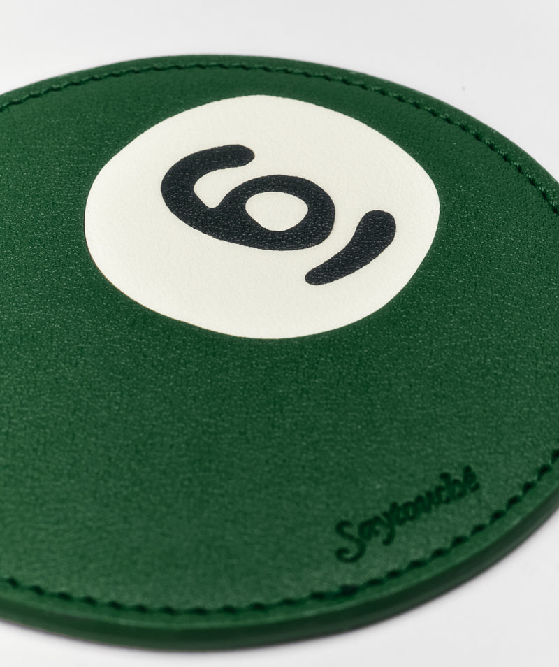 Leather Billiard Coaster 5colors