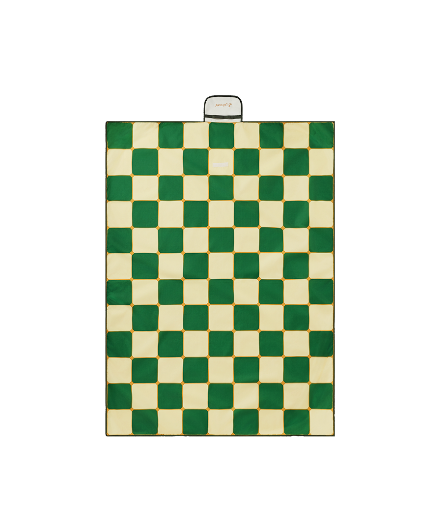 Checkerboard Picnic Mat Green