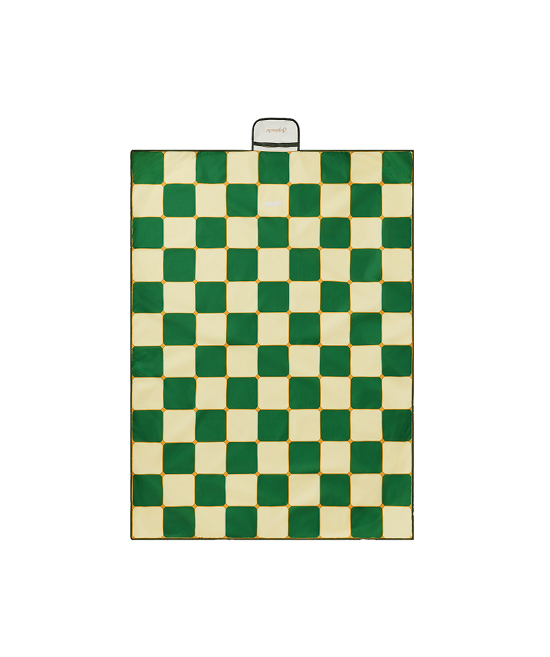 Checkerboard Picnic Mat Green