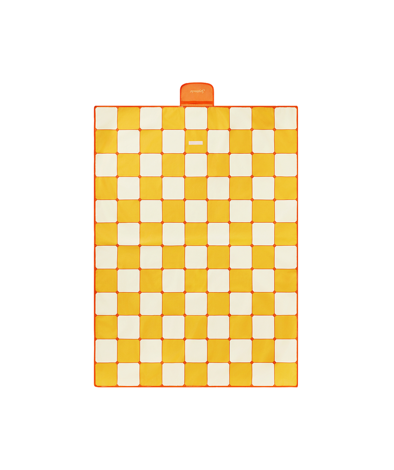 Checkerboard Picnic Mat Yellow